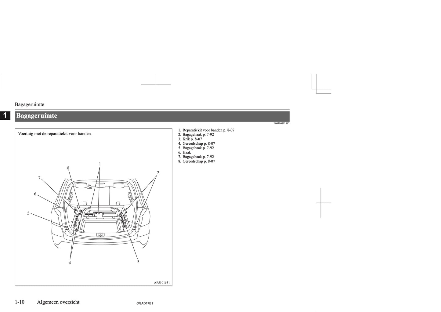 2017-2018 Mitsubishi ASX Owner's Manual | Dutch