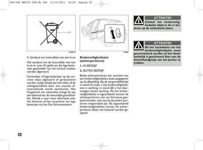 2013 Fiat Sedici Owner's Manual | Dutch