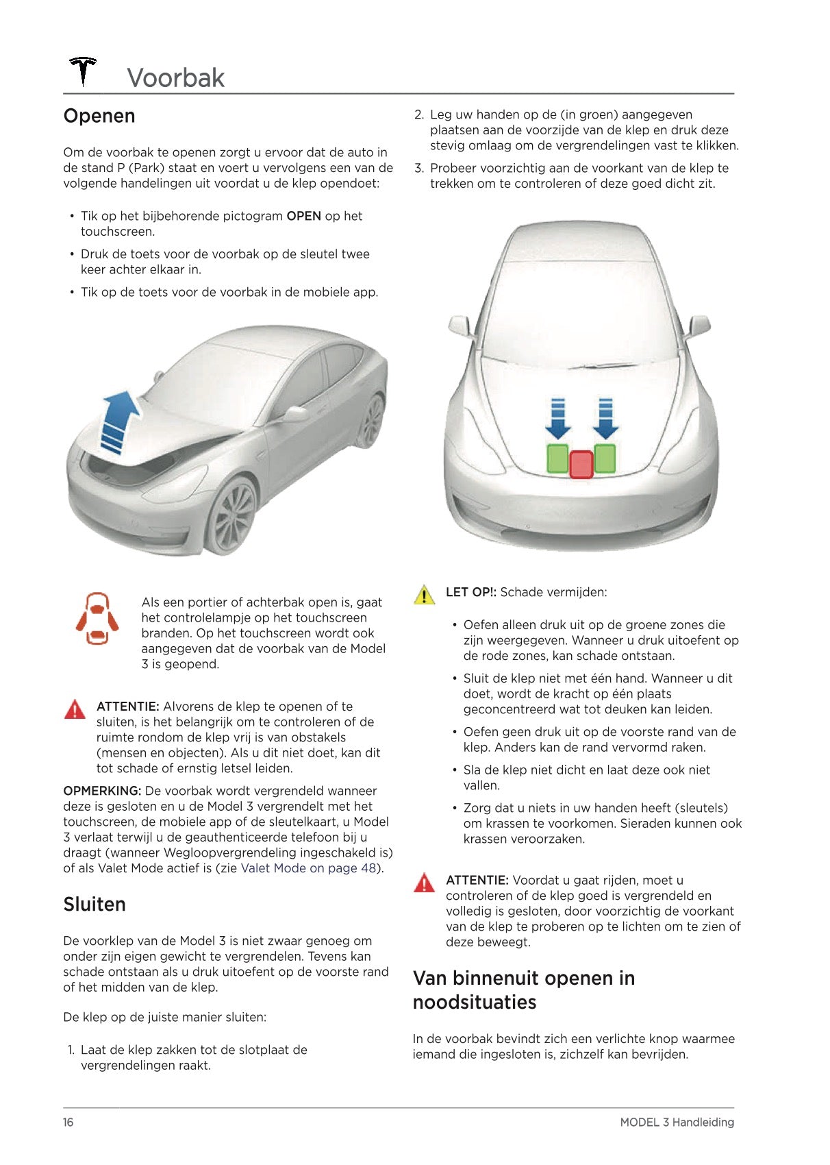 2021 Tesla Model 3 Owner's Manual | Dutch