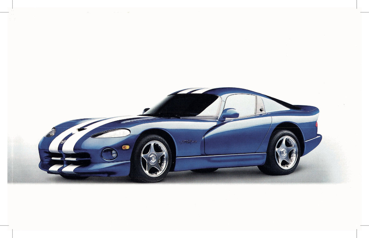 1996 Dodge Viper GTS Warranty & Maintenance Booklet | English