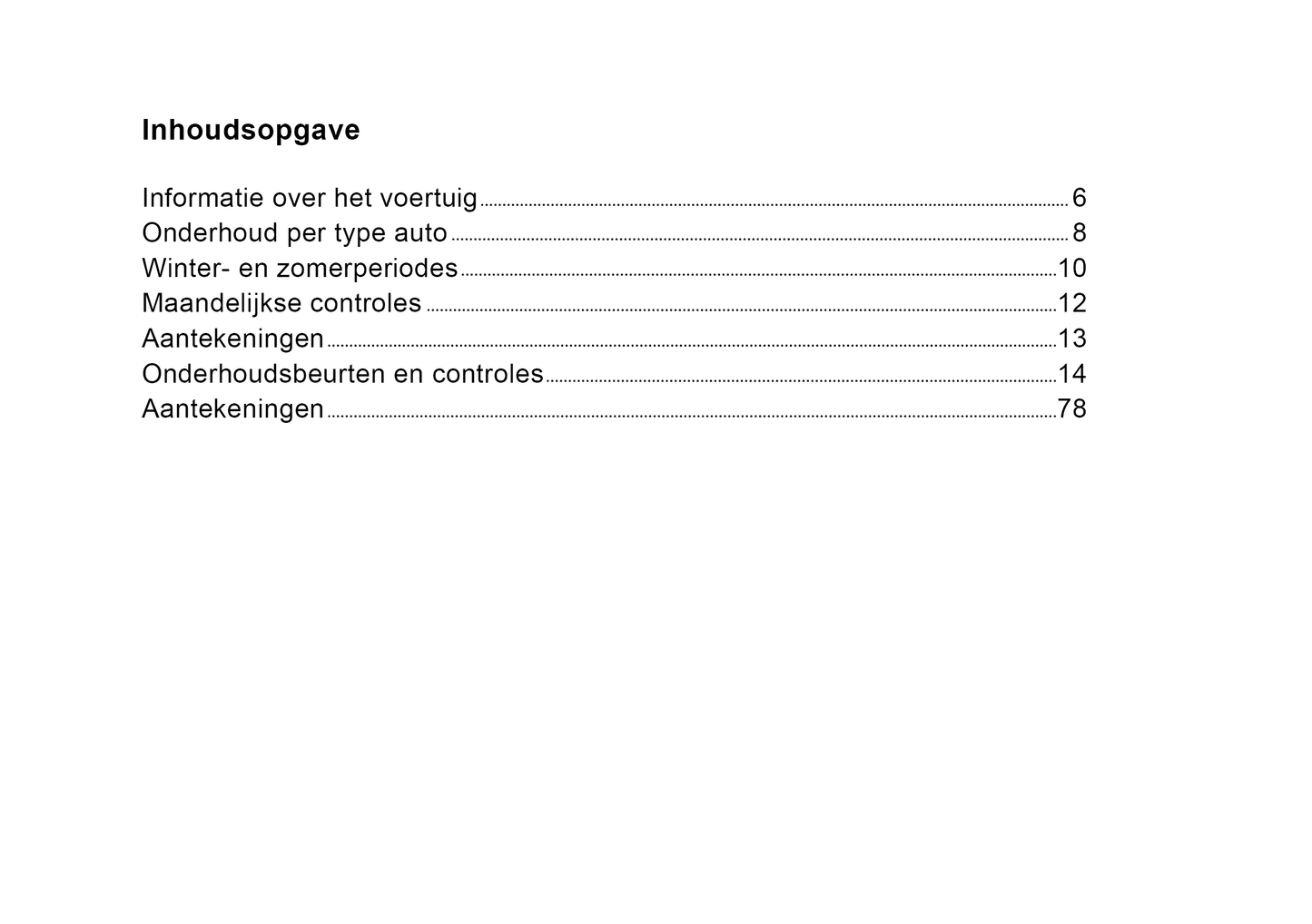 Seat Onderhoudsboekje | Nederlands