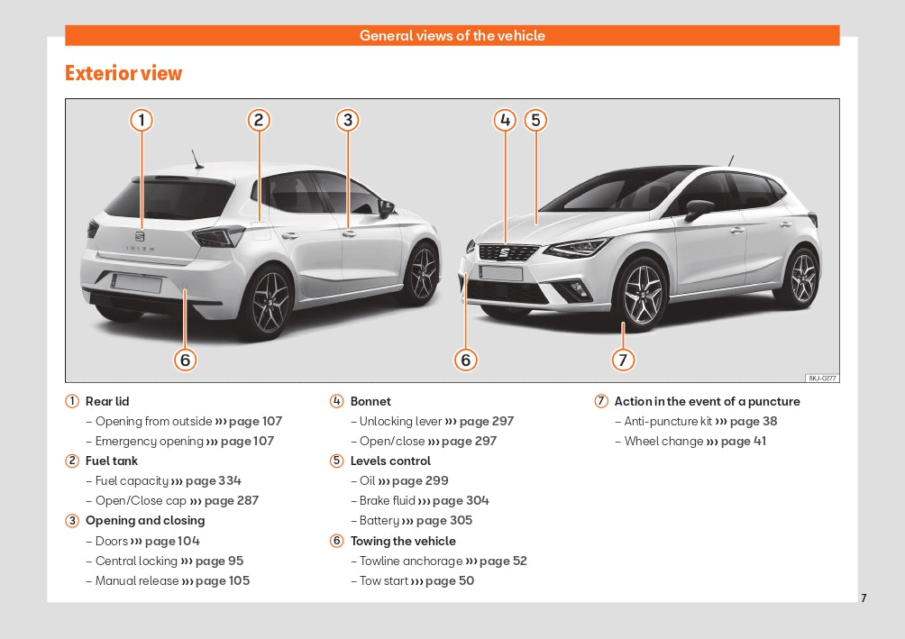 2019-2020 Seat Ibiza Owner's Manual | English