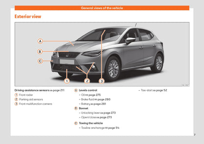 2022 Seat Ibiza Manuel du propriétaire | Anglais