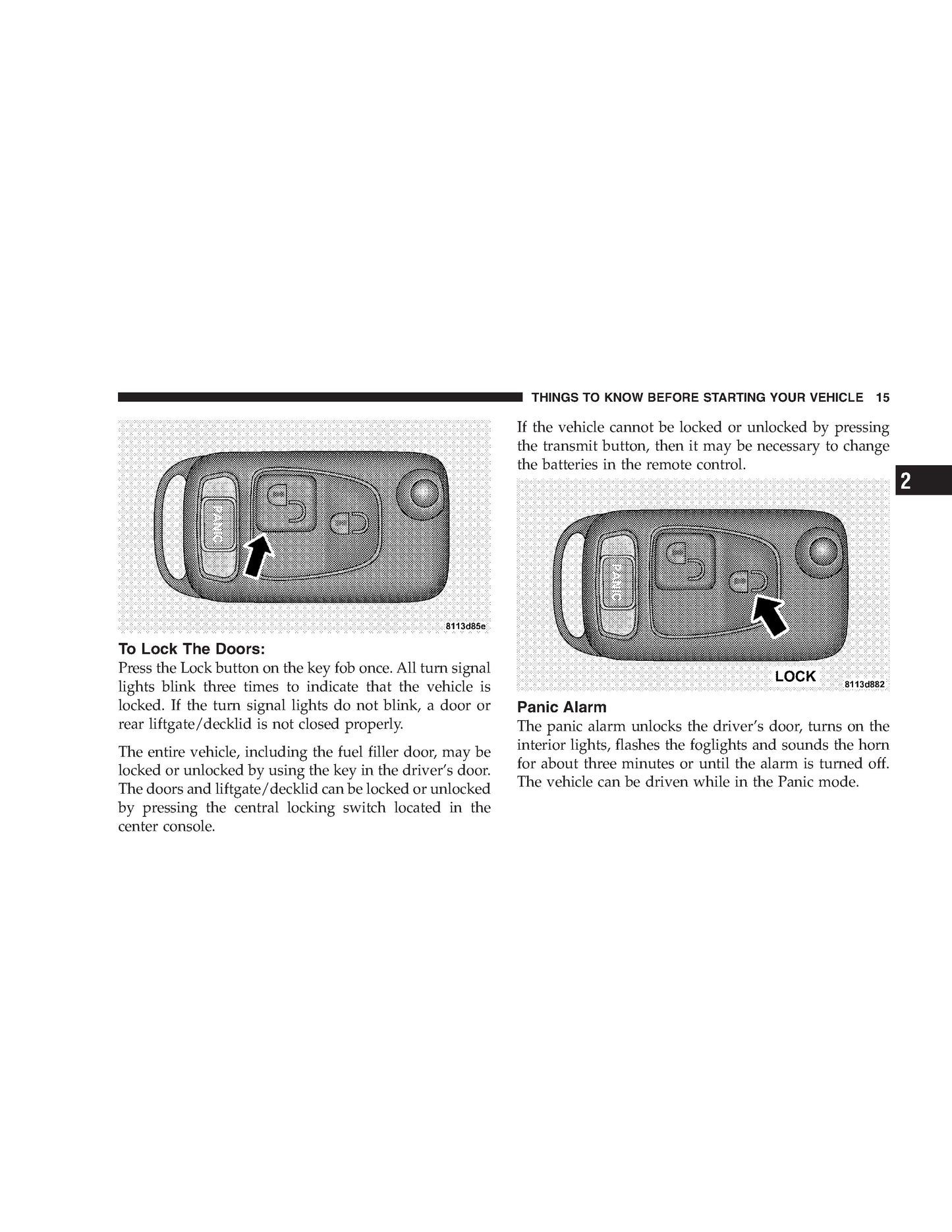 2005 Chrysler Crossfire SRT6 Owner's Manual | English