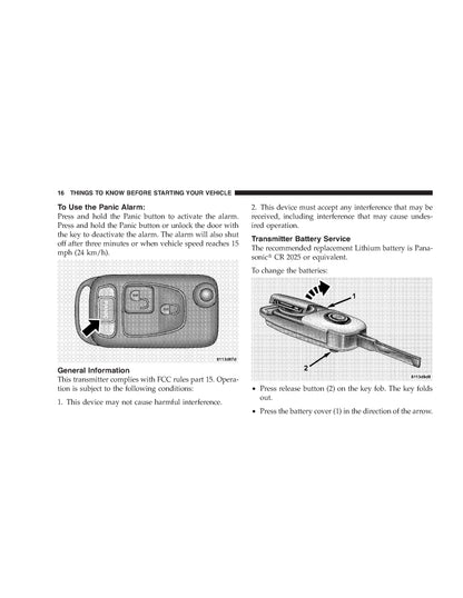 2005 Chrysler Crossfire SRT6 Owner's Manual | English