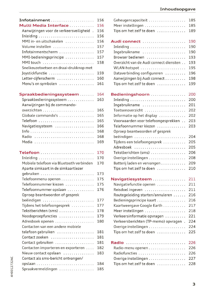 2014 - 2017 Audi A8 / S8 / S8 Plus Gebruikershandleiding | Nederlands