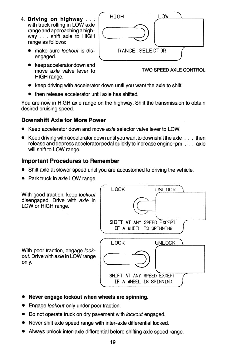 1981-1990 Peterbilt 379 Owner's Manual | English