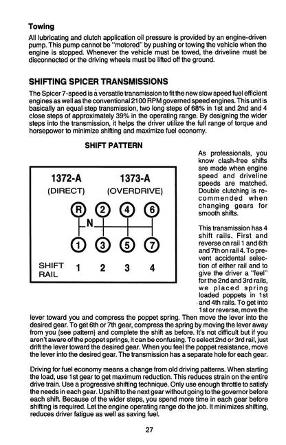 1981-1990 Peterbilt 379 Owner's Manual | English