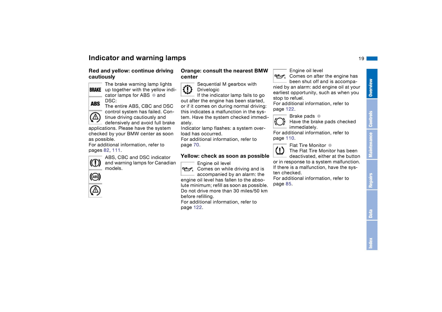 2006 BMW M3 Owner's Manual | English