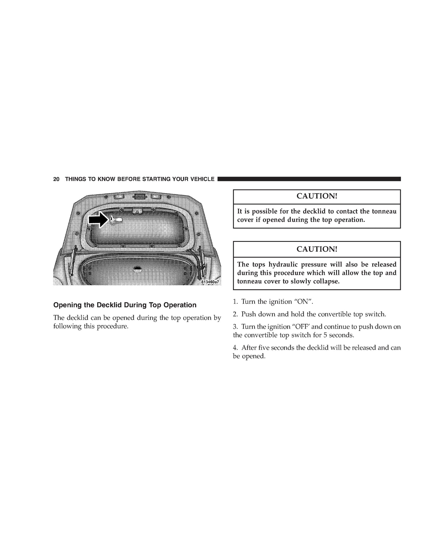 2005 Chrysler Crossfire SRT6 Owner's Manual | English