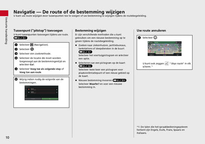 2021 - 2023 Honda Jazz e:HEV Navigation Guide | Dutch