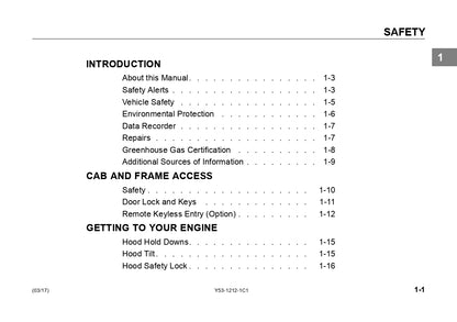 2017 Kenworth T170/T270/T370 Owner's Manual | English