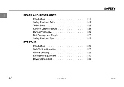 2017 Kenworth T170/T270/T370 Owner's Manual | English