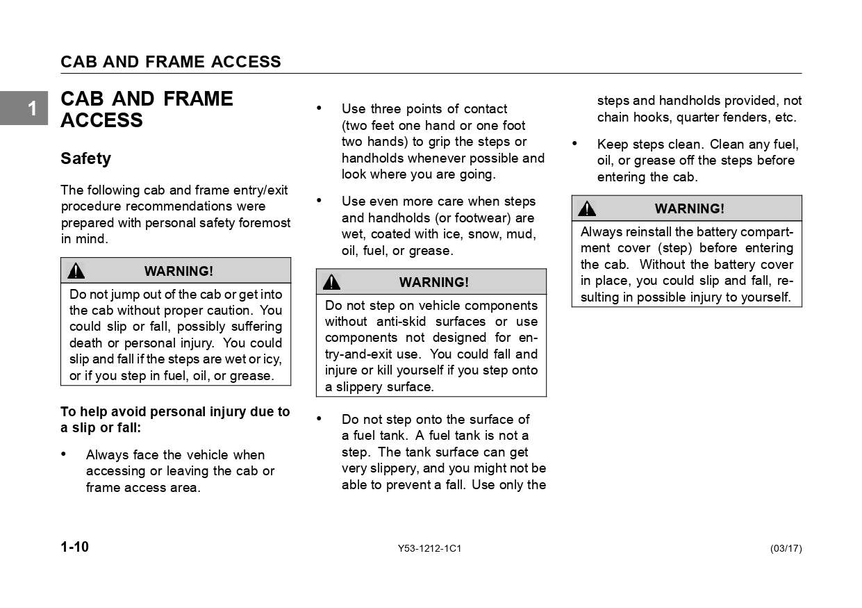 2017 Kenworth T170/T270/T370 Owner's Manual | English