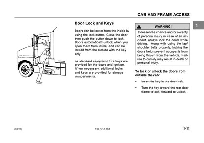 2017 Kenworth T170/T270/T370 Owner's Manual | English