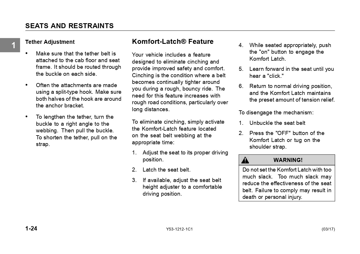 2017 Kenworth T170/T270/T370 Owner's Manual | English