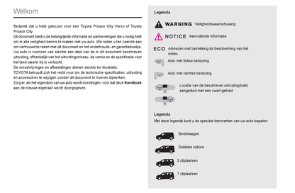 2021-2024 Toyota Proace City/Proace City Verso/Proace City Electric/Proace City Verso Electric Owner's Manual | Dutch