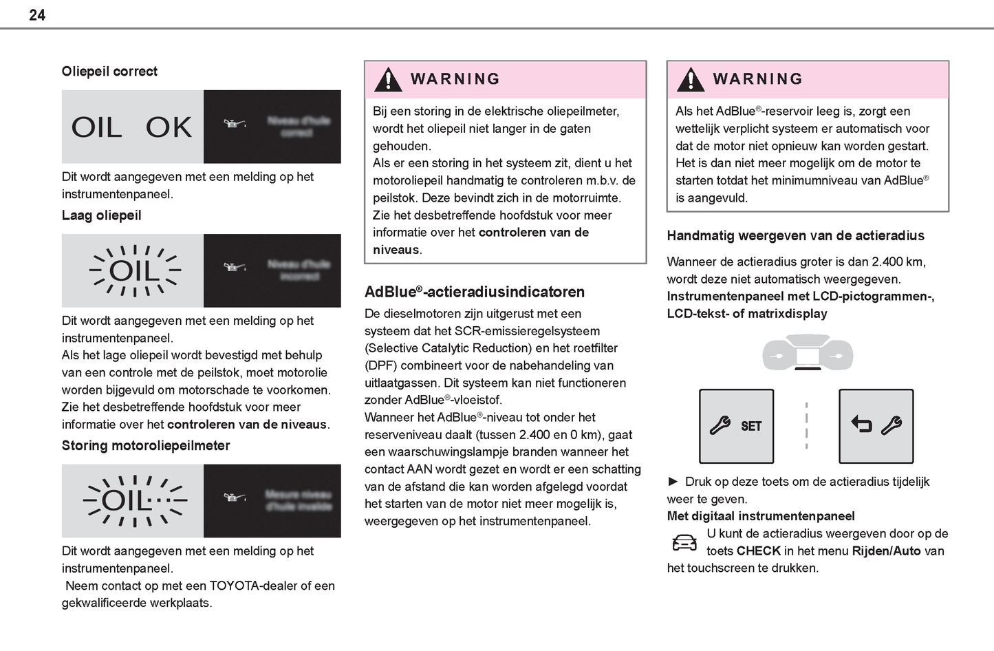 2021-2024 Toyota Proace City/Proace City Verso/Proace City Electric/Proace City Verso Electric Owner's Manual | Dutch