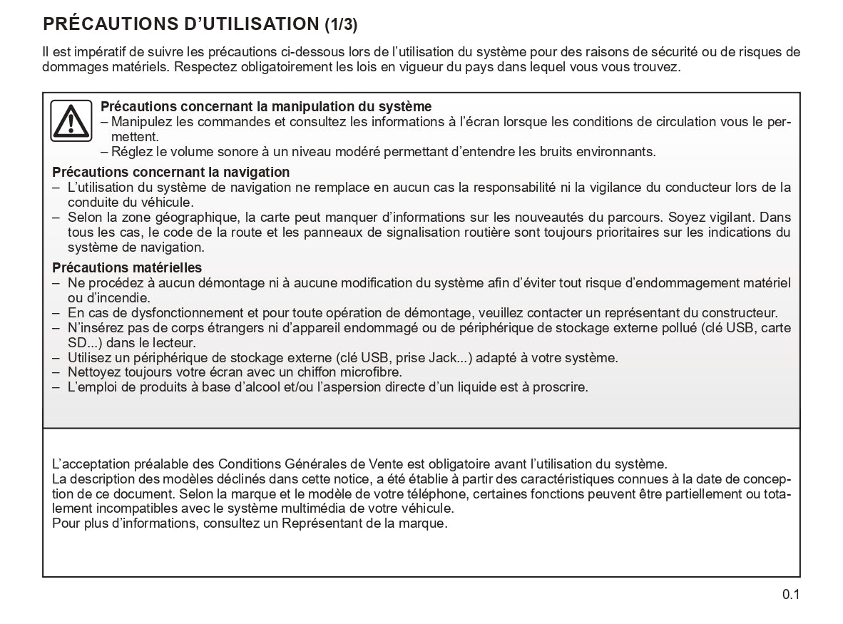 2023 Renault OpenR Link User's Manual | French