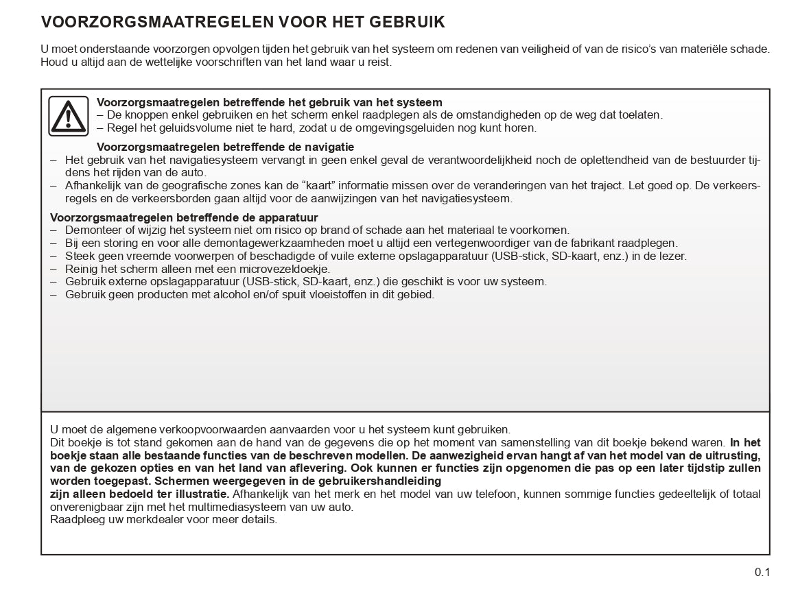 Renault R-Link 2 Infotainment Manual | Dutch