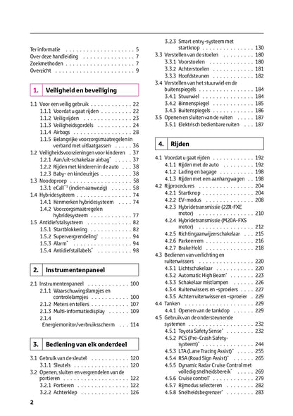 2021 Toyota RAV4 Hybrid Owner's Manual | Dutch