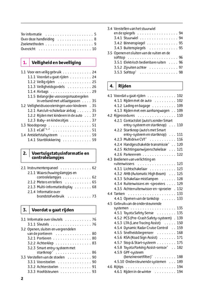 2024 Toyota Aygo X Owner's Manual | Dutch