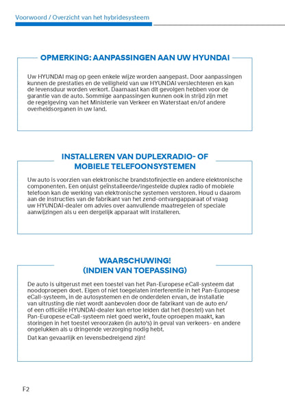 2022 Hyundai Tucson Hybrid/Tucson Plug-in Hybrid Owner's Manual | Dutch