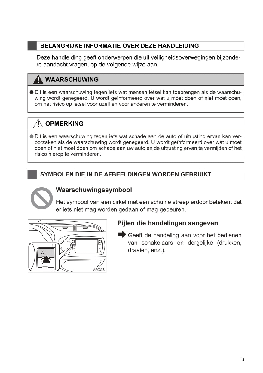 2016 Toyota Yaris Infotainment Manual | Dutch