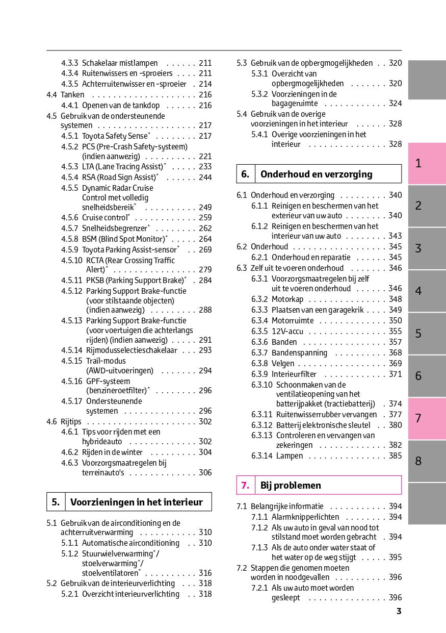 2023-2024 Toyota RAV4 Hybrid Owner's Manual | Dutch