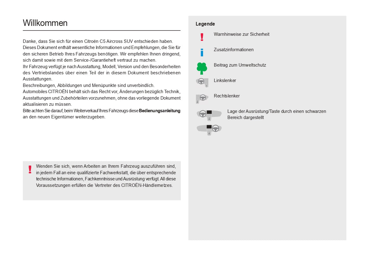 2022-2024 Citroën C5 Aircross Gebruikershandleiding | Duits