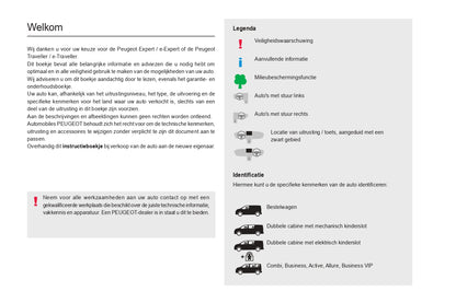 2022-2024 Peugeot Expert/Traveller/e-Expert/e-Traveller Owner's Manual | Dutch