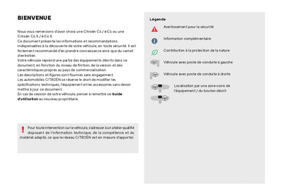 2024 Citroën C4/ë-C4 C4 X/ë-C4 X Gebruikershandleiding | Frans