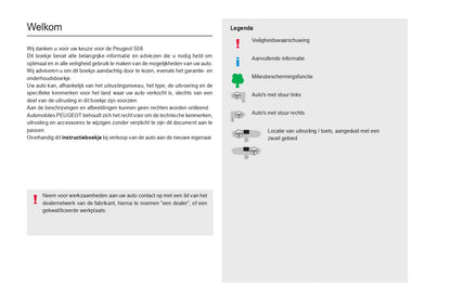 2023-2024 Peugeot 508 / 508SW Gebruikershandleiding | Nederlands