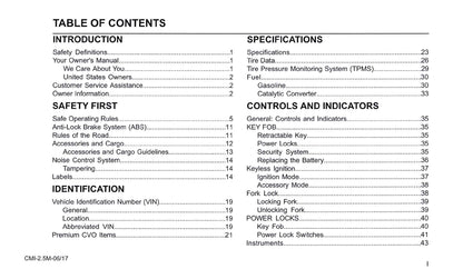 2018 Harley-Davidson FLTRXSE  Owner's Manual | English