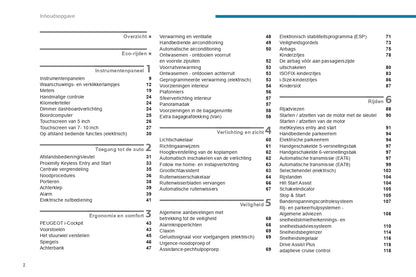 2019-2020 Peugeot 208/e-208 Owner's Manual | Dutch