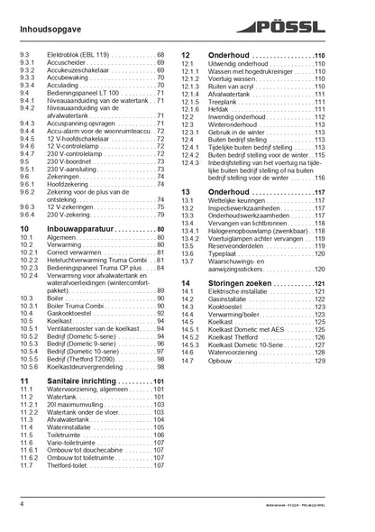 2019-2022 Pössl 2WIN Plus Bedienungsanleitung | Niederländisch