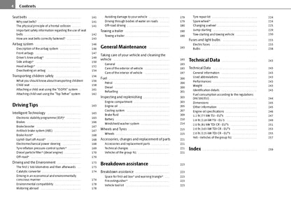 2013-2014 Skoda Yeti Owner's Manual | English