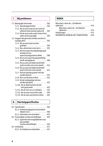 2022-2023 Toyota RAV4 HEV Owner's Manual | Dutch