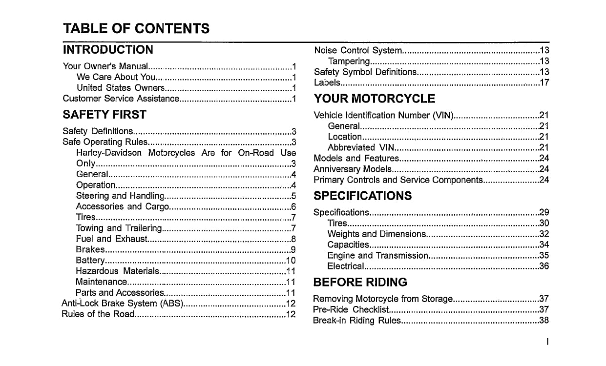 2023 Harley-Davidson Touring Owner's Manual | English