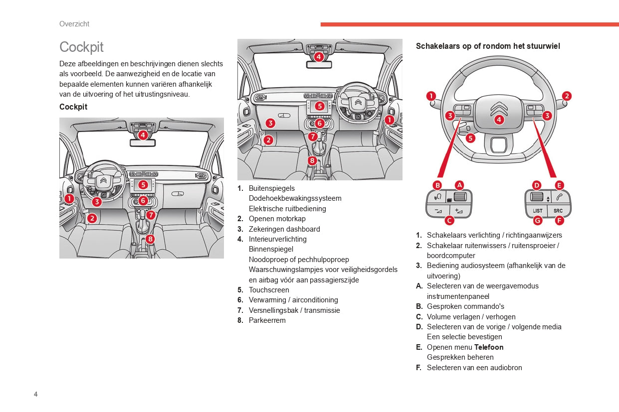 2022-2024 Citroën C3 Gebruikershandleiding | Nederlands