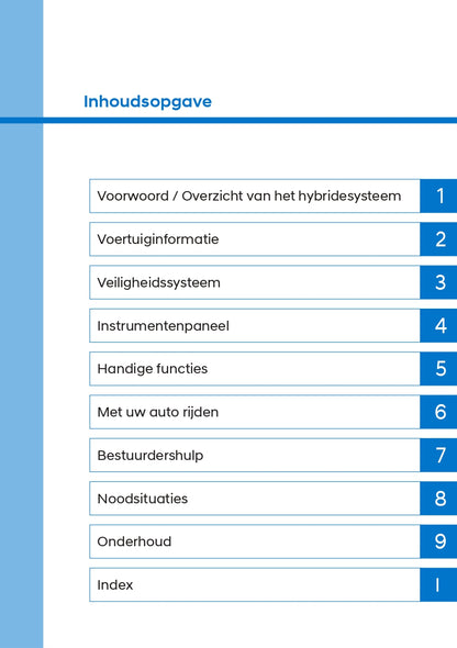 2022 Hyundai Tucson Hybrid/Tucson Plug-in Hybrid Owner's Manual | Dutch