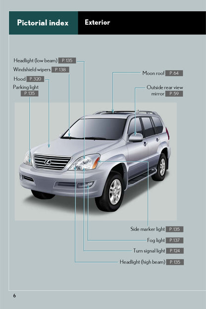 2009 Lexus GX470 Bedienungsanleitung | Englisch