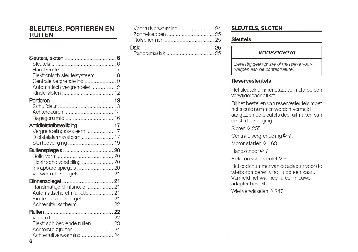 2023-2024 Fiat Doblo Owner's Manual | Dutch