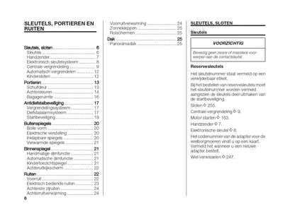 2023-2024 Fiat Doblo Owner's Manual | Dutch