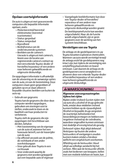 2021 Toyota RAV4 Hybrid Owner's Manual | Dutch