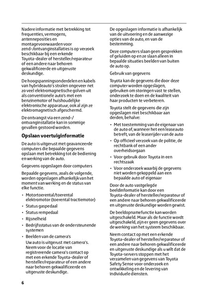 2024 Toyota Yaris Hybrid Owner's Manual | Dutch