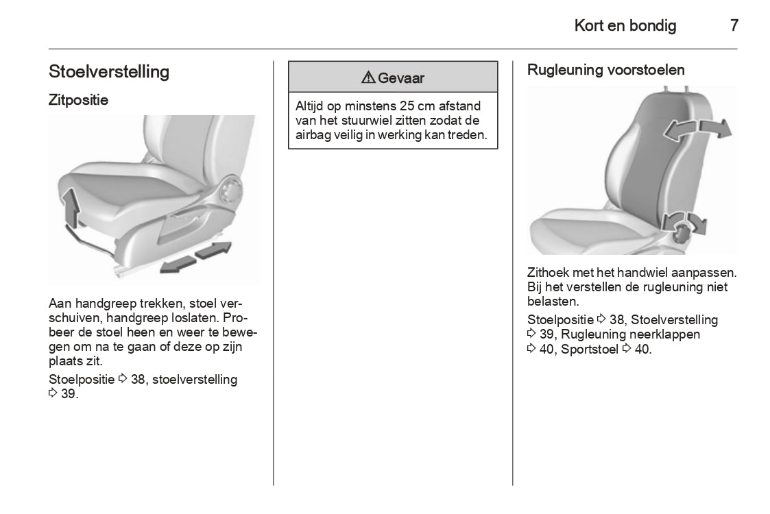 2015 Opel Corsa Owner's Manual | Dutch