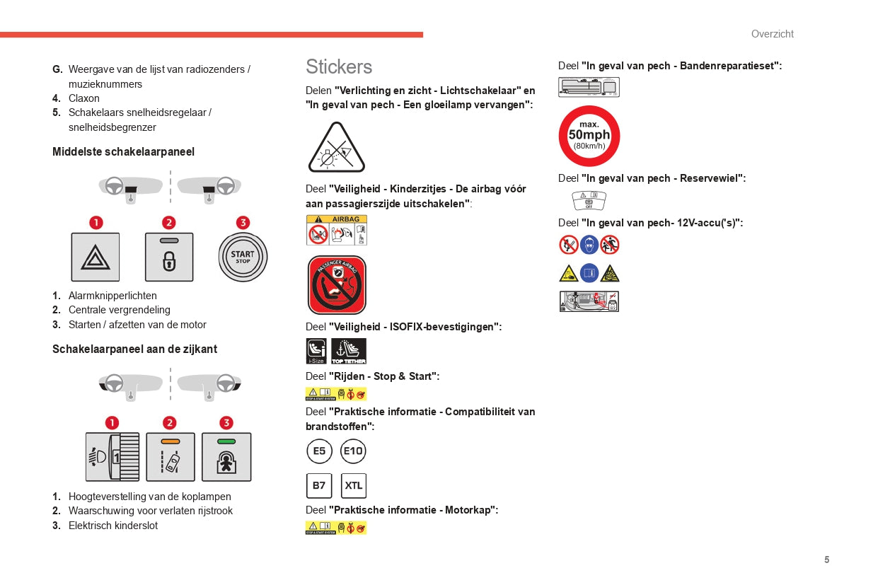 2022-2024 Citroën C3 Gebruikershandleiding | Nederlands