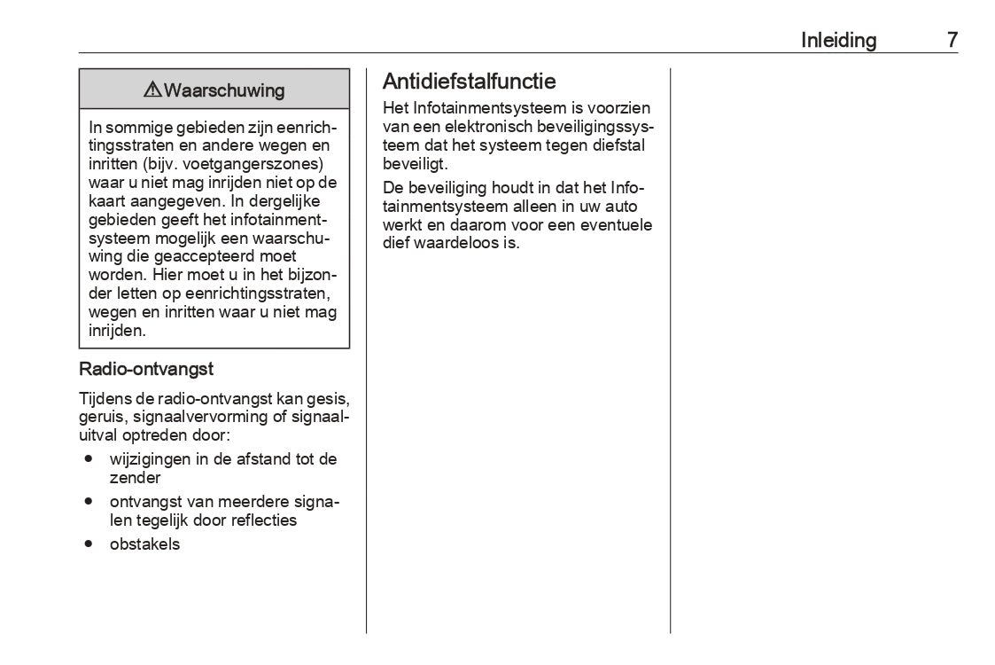 2020-2023 Opel Vivaro Infotainment Manual | Dutch