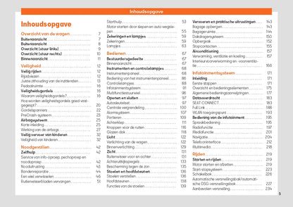 2022 Seat Ateca Owner's Manual | Dutch